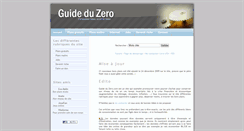 Desktop Screenshot of guideduzero.com