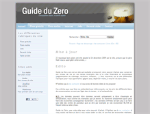 Tablet Screenshot of guideduzero.com